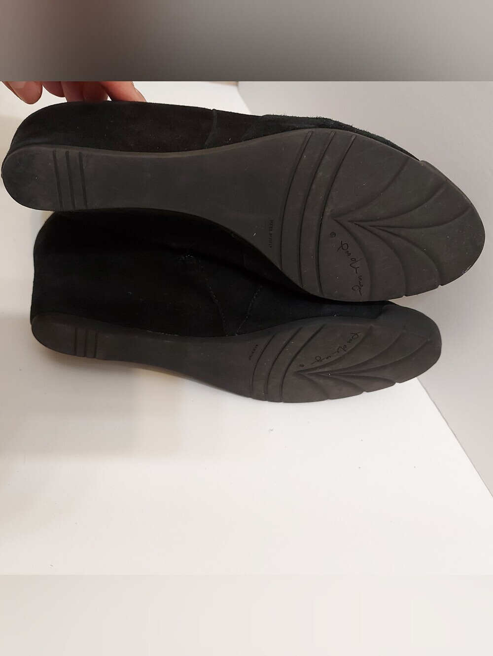 Italian black suede women's boots size 8 - Picture 4 of 8